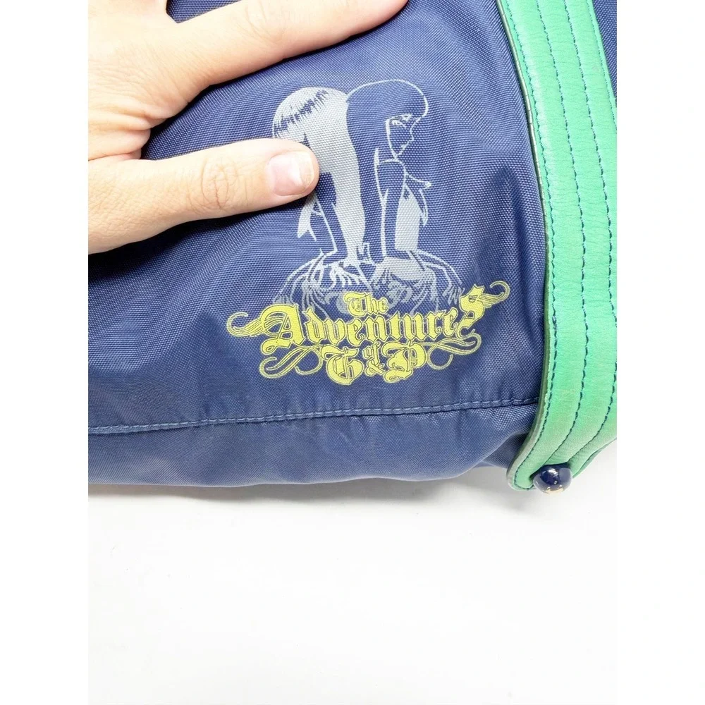 Juicy Girl Her Majesty Nylon Tote Handbag‎ Adventures of G&P Vintage Y2K Blue